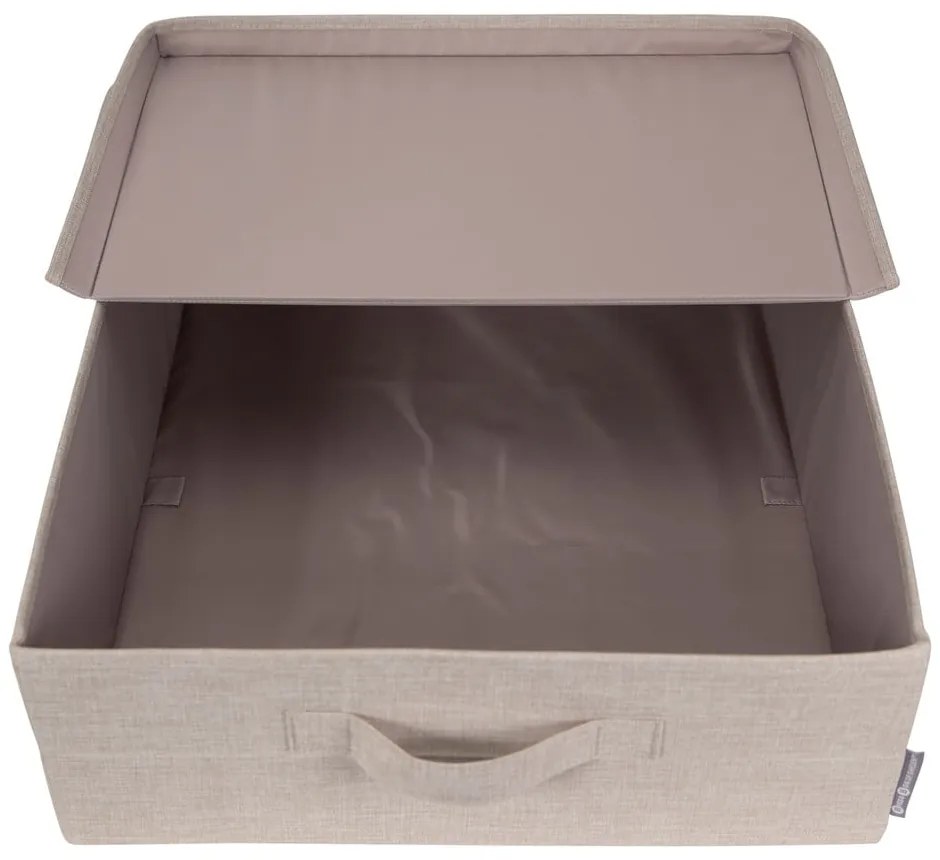 Бежова кутия за съхранение под леглото - Bigso Box of Sweden