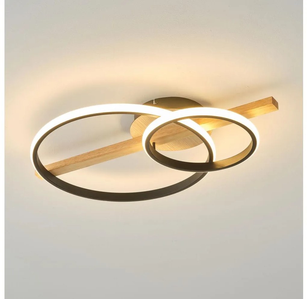 Zuma Line MX3913-2-3BWLT - LED плафониера ALMERIA LED/17W/230V