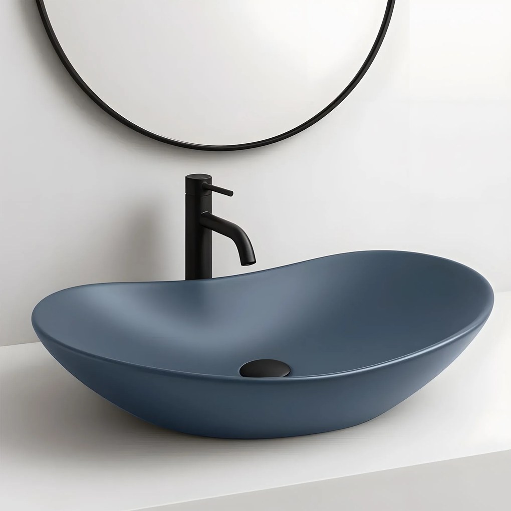 Умивалник за плот Rea Royal Blueberry Matt