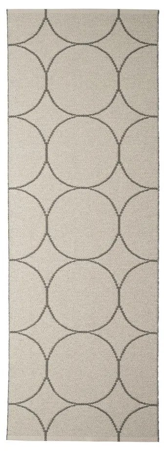 Тъмносива пътека за открито и закрито 70x200 cm Boo Charcoal Linen – Pappelina