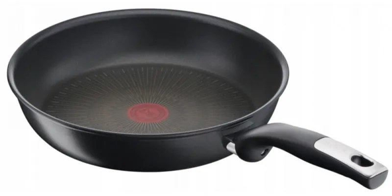 Тиган Tefal G2550472, 24 см, Титаниево покритие, Thermo-Spot, Индукция, Без PFOA, Черен