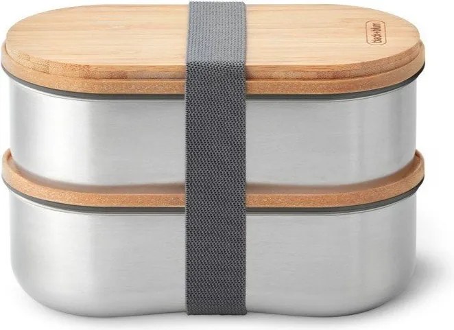 Кутия за обяд 2 бр. Bento – Black + Blum