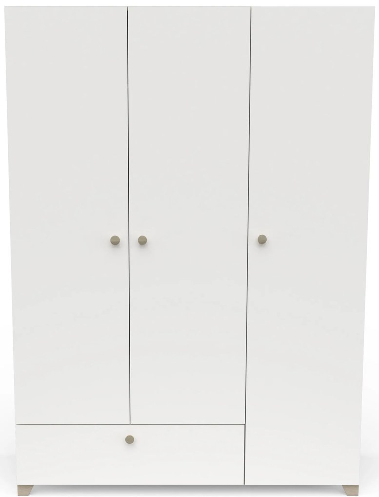 Гардероб с 3-врати Senna D-Leuko - Drus