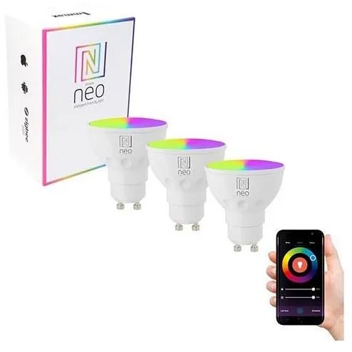 Immax NEO 07724C - К-кт 3x LED RGB+CCT Димируема крушка GU10/6W/230V Wi-Fi Tuya