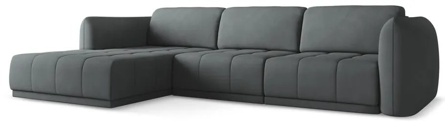 Тъмносив ъглов диван (ляв ъгъл) Hoku – Makamii