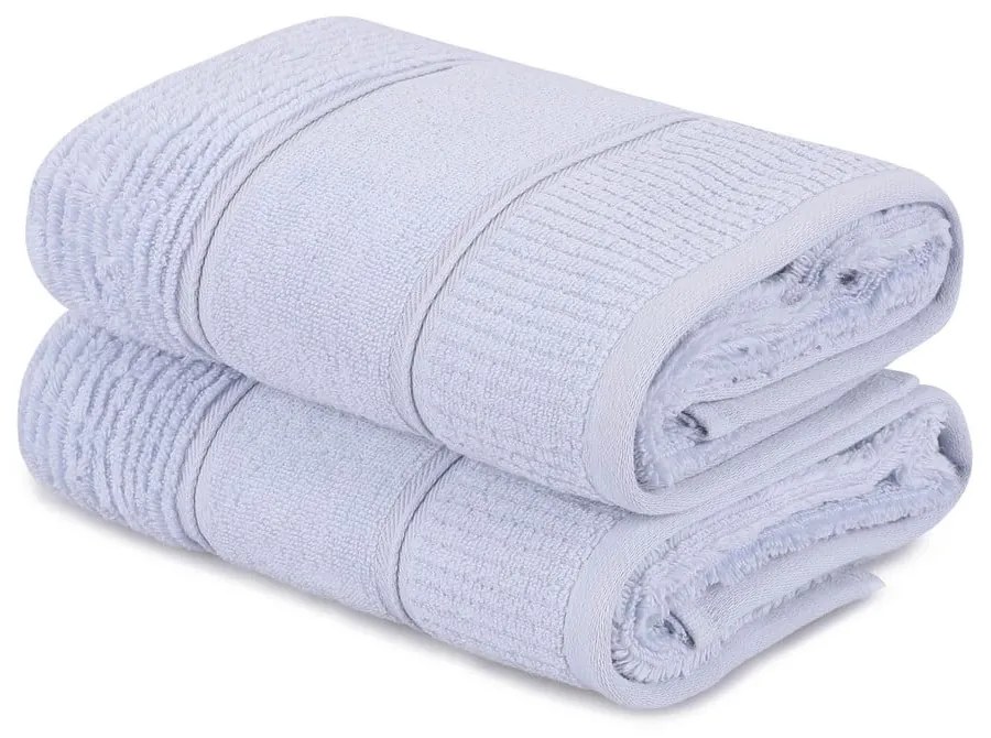 Комплект от 2 светлосини памучни кърпи , 50 x 90 cm Daniela - Foutastic