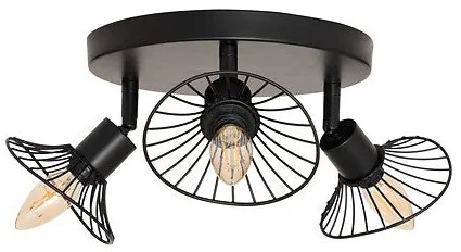 Плафониера atmosphera Adelia, 25 cm, Черен