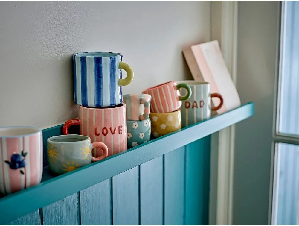 Светлосиня керамична детска чаша 110 ml Nini – Bloomingville