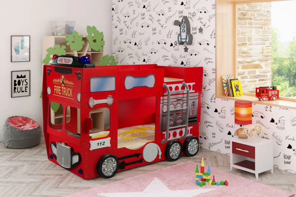 Двуетажно легло Fire Truck