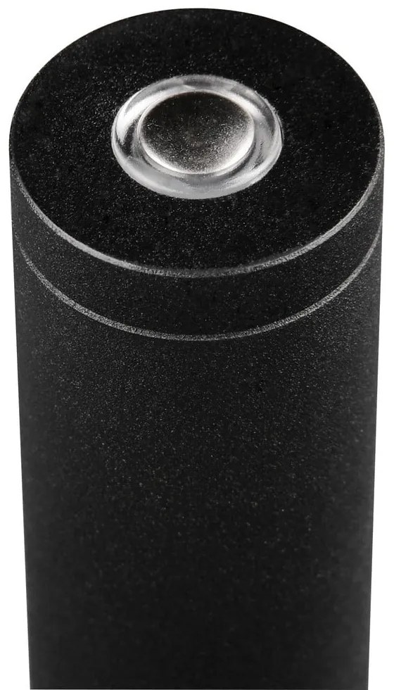 LED подова лампа в черен и сребрист цвят (височина 150 cm) Orbit – Trio Select