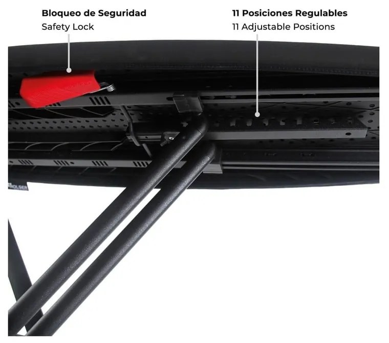 Дъска за гладене 130x37 cm K-Surf Black Tube – Rolser