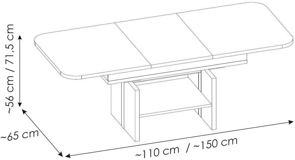 Холна маса Cordell II-Drus Skouro
