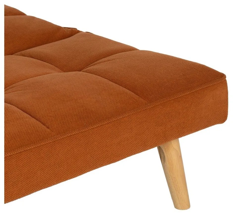 Шенилов разтегателен диван в тухлен цвят 175 cm – Ixia