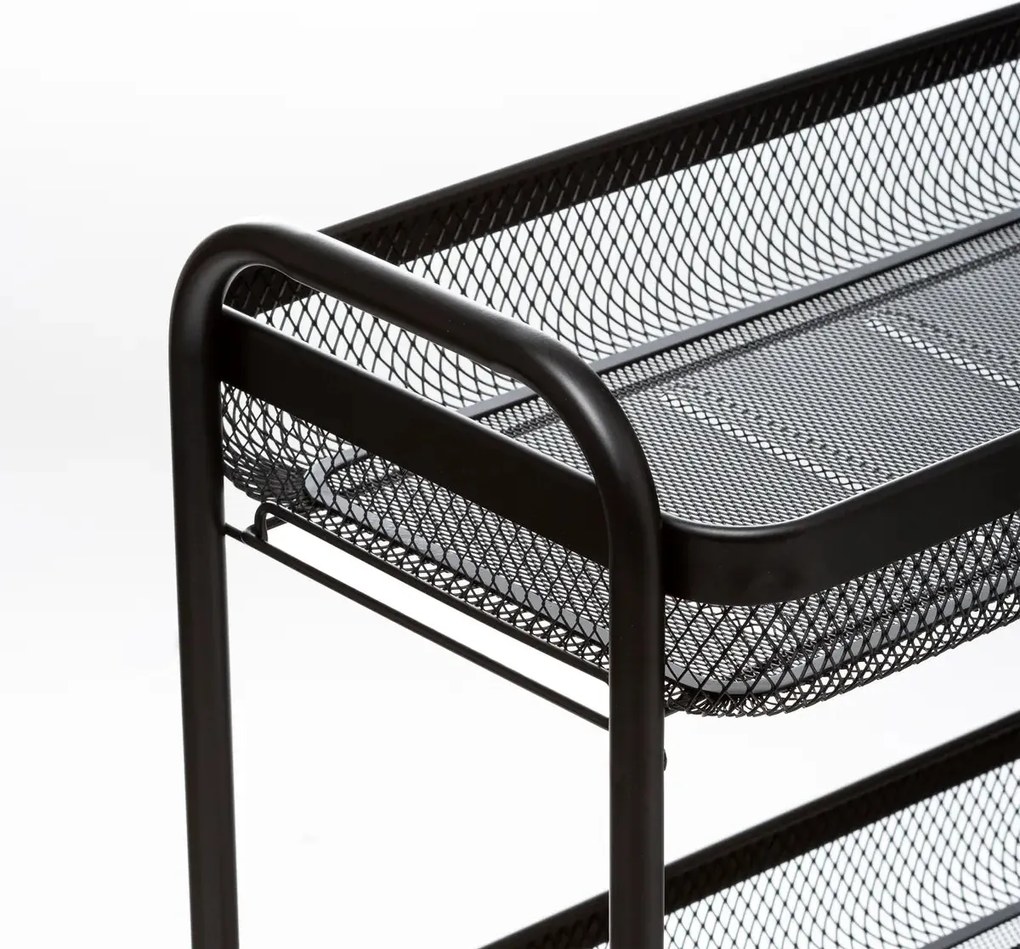 Кухненска количка 5five Mayaj, Метал, Правоъгълна - Слонова кост