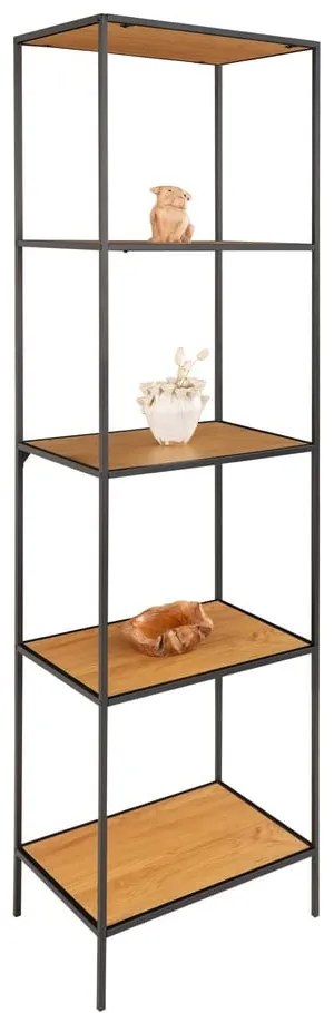 Етажерка за книги в дъбов декор в естествен цвят 51x170 cm Vita - House Nordic