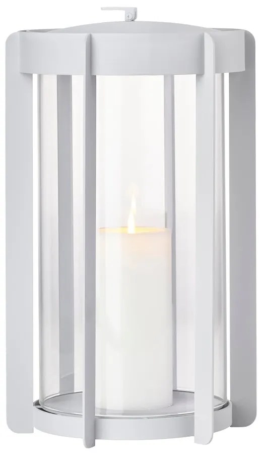 Светлосив LED фенер с USB (височина 35 cm) Firefly – Zone