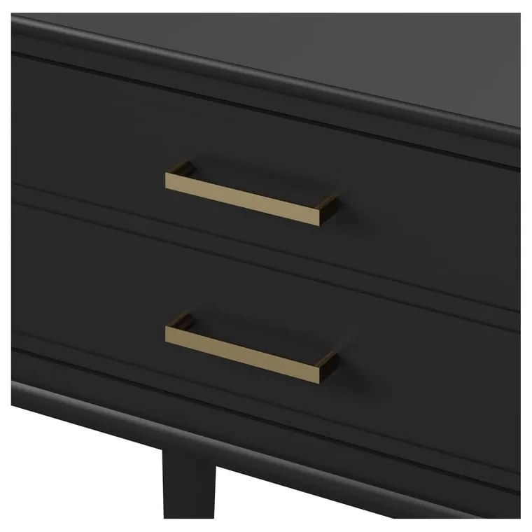 Черно нощно шкафче Westerleigh – CosmoLiving by Cosmopolitan