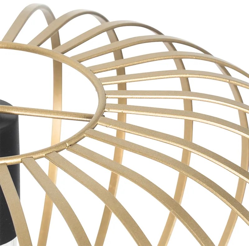 Дизайнерска висяща лампа месинг 39 см - Johanna