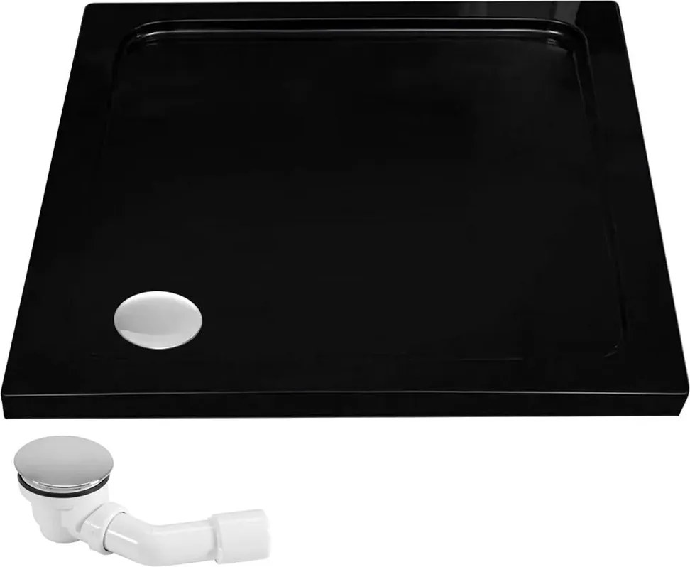 Душ кабина Rea Fargo Black Matte 90x90