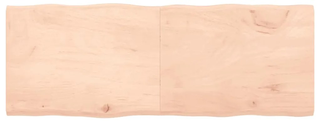 363906 vidaXL Плот за маса 160x60x(2-4) см необработено масивно дърво жив ръб