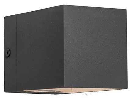 Модерна стенна лампа тъмно сива - Transfer