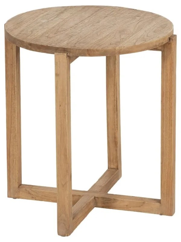 Кръгла странична масичка от масив от минди ø 40 cm Dala – Ixia