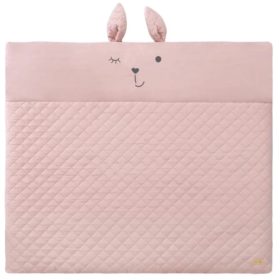 Розова детска постелка за игра Roba style - Roba