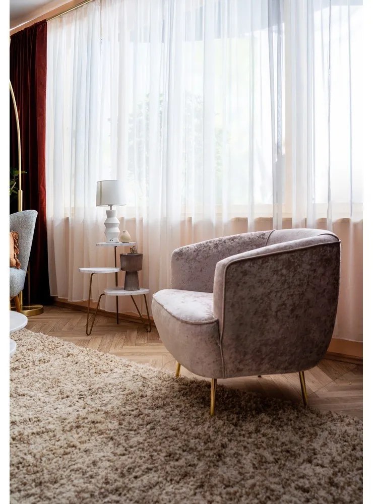 Крем килим Крем, 60x220 cm Vista - Think Rugs