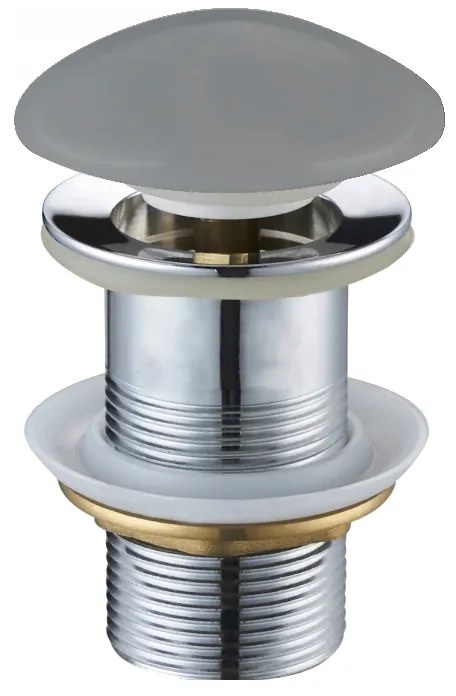 Mexen корк клик-клак кръгъл, светлосив керамичен мат - 79910-61