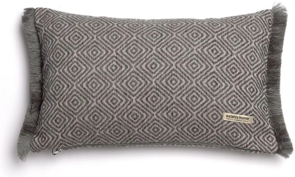 Декоративна калъфка за възглавница Aslanis Home Panion-Anthraki-Gkri-30 x 50 cm