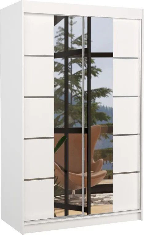 Гардероб Spezia 120 плъзгащ се-Leuko