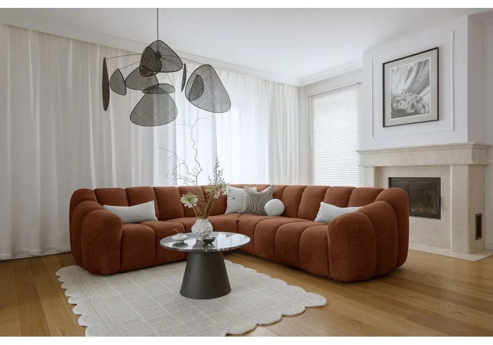 Теракотен ъглов диван Shell – Miuform