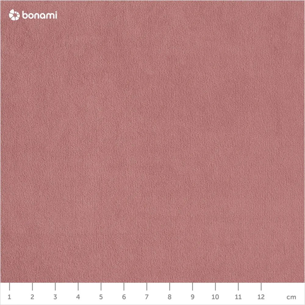 Розов кадифен ъглов разтегателен диван десен ъгъл Stylish Stan - Miuform