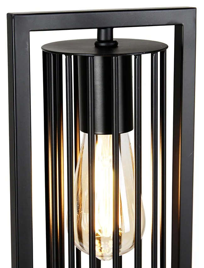 Интелигентна модерна подова лампа черна с WiFi ST64 - Balenco Wazo