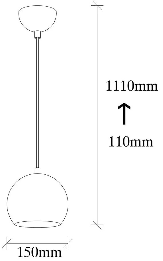 Висящо осветително тяло сребристо с метален абажур ø 30 cm Berceste – Opviq lights