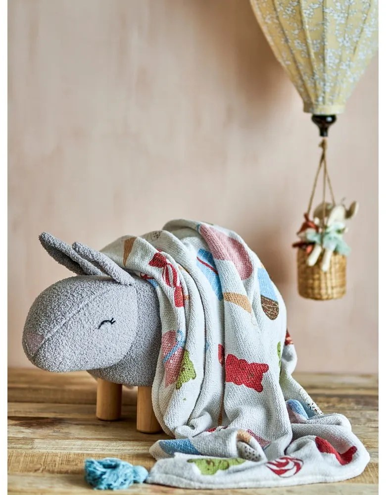 Бяло бебешко одеяло 130x160 cm Sweets – Bloomingville Mini