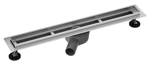 Душов канал 75x7,6 см сребрист/сив