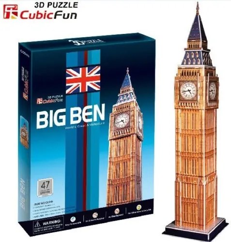 Cubic Fun - Пъзел 3D Big Ben 47ч.