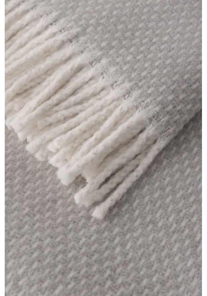 Светлосиво одеяло със съдържание на памук , 140 x 180 cm Zen - Euromant