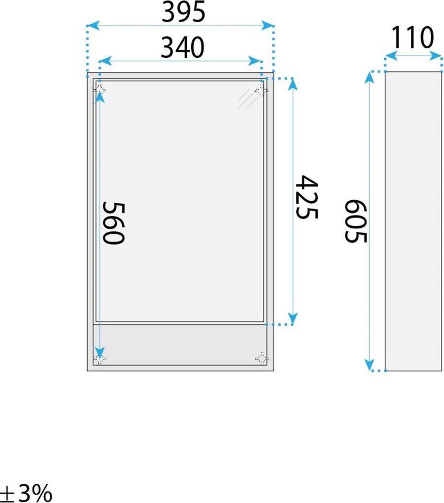 Комплект мебели за баня с мивка Gama T25023 KJM 50CM