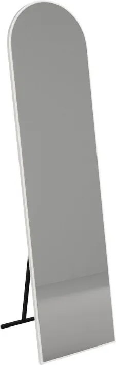Folin melamine wall coat hanger with mirror in anthracite color 90x4x90см.
