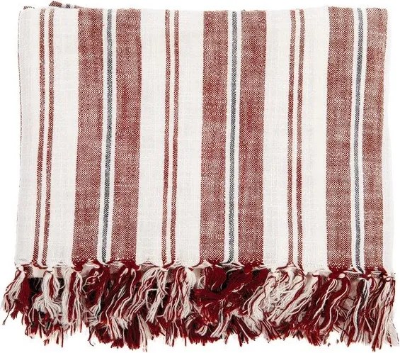 Теракотено памучно одеяло 150x200 cm Indira – Tiseco Home Studio