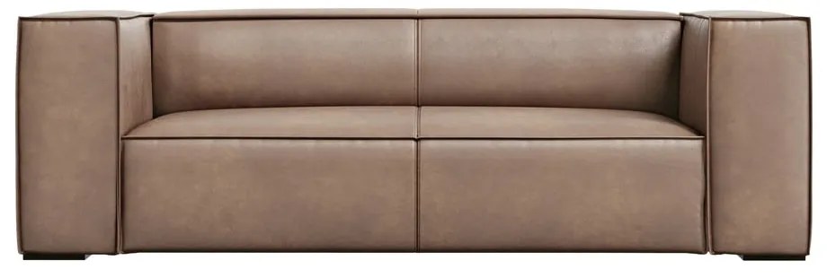 Светлокафяв кожен диван 212 cm Madame - Windsor &amp; Co Sofas