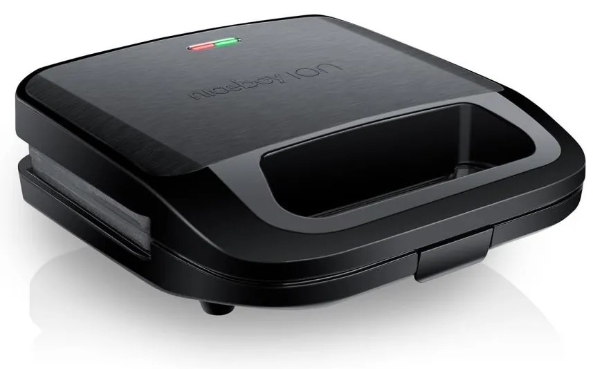Niceboy ION Snacker S3 - Уред за приготвяне на сандвичи 3в1 750W/230V неръждаем/черен