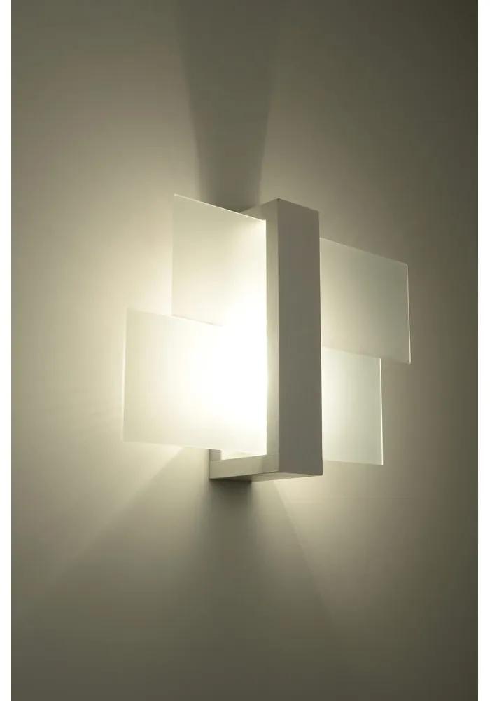 Бяла стенна лампа Leda - Nice Lamps