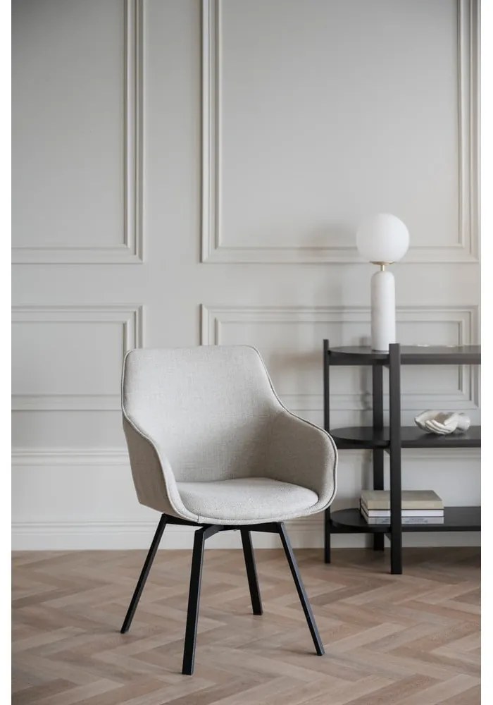 Бежови тапицирани трапезни столове в комплект 2 бр. Alison – Rowico