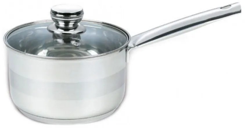 Касерола с капак SAPIR SP 1210 LI16K, 2 литра, 16x10.5 см, Многослойно дъно, Индукция, Инокс