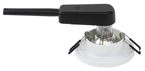 Комплект от 6 модерни вградени спота за баня бели - Shed