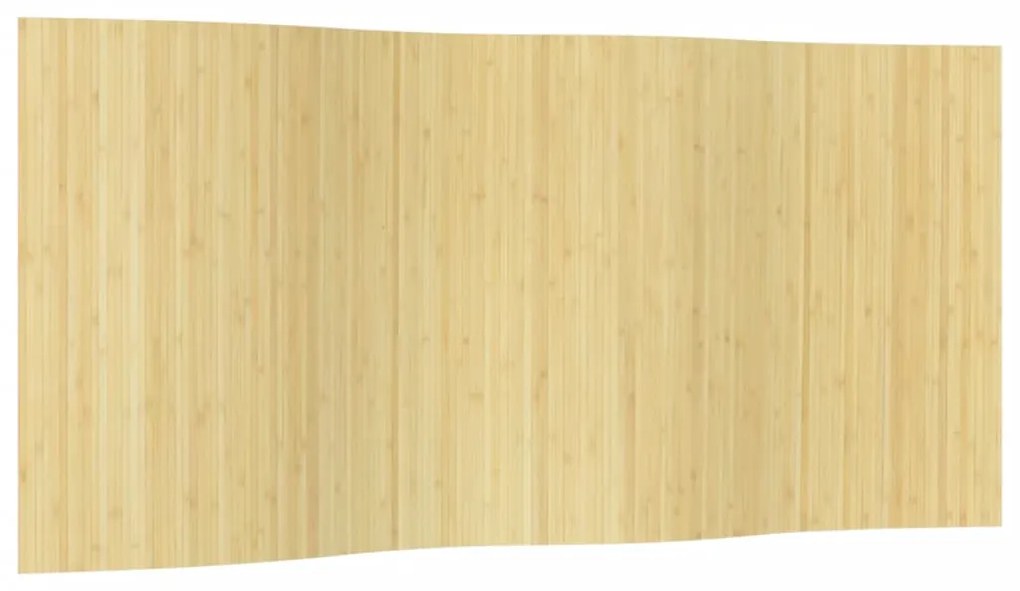 377000 vidaXL Преграда за стая, светъл натурален, ширина 400 см, височина 165 см, бамбук