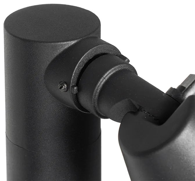 Модерен външен стълб черен 100 см IP44 Регулируем - Ciara